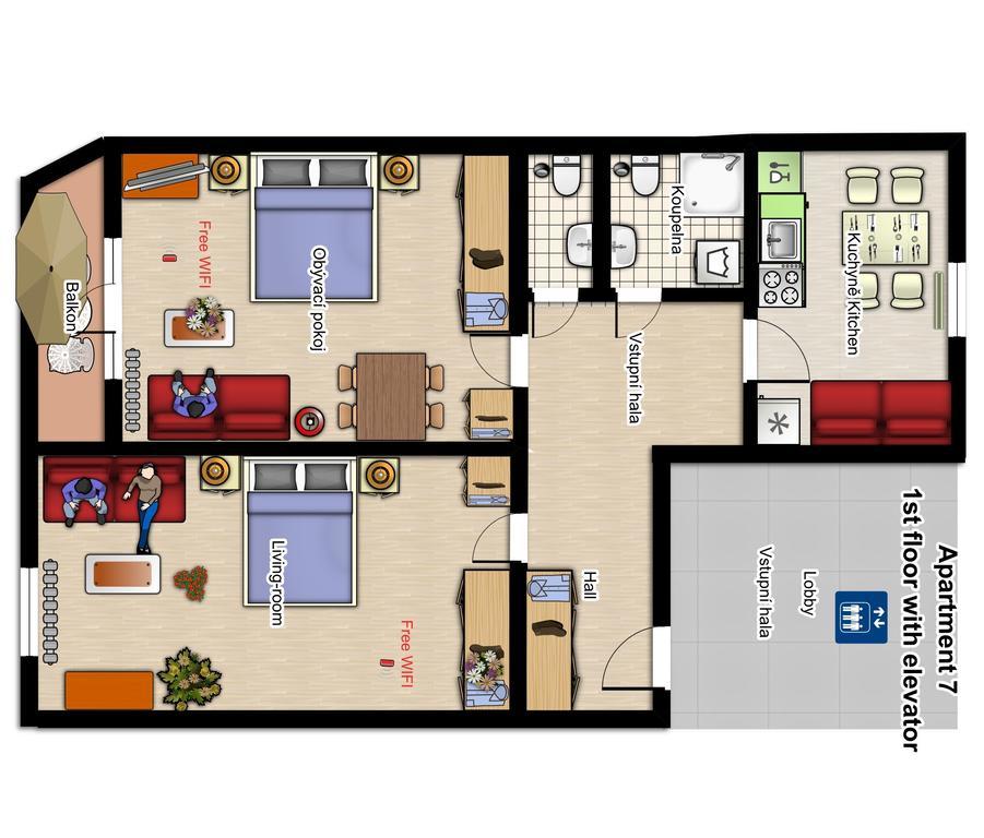 Holiday Apartments Karlowe Wary Zewnętrze zdjęcie